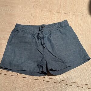 J. Crew Chambray shorts with drawstring waist